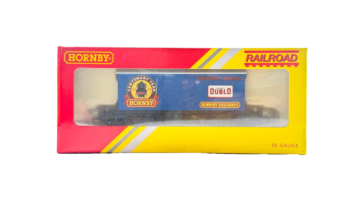 HORNBY OO GAUGE - R6986 - LWB BOX VAN 100TH ANNIVERSARY OF HORNBY & DUBLO
