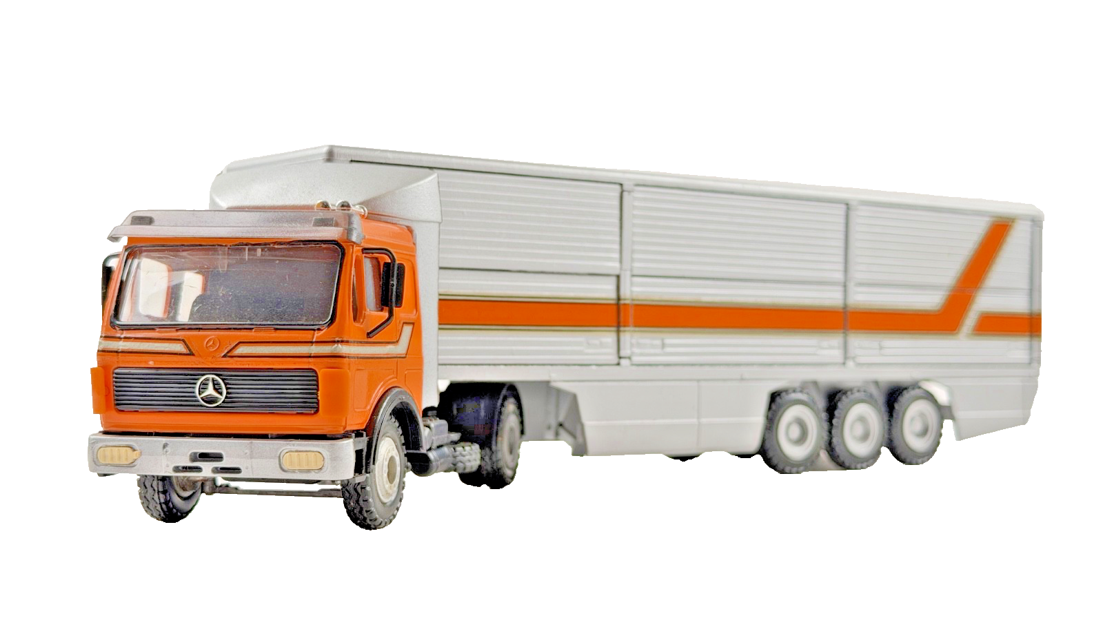 CONRAD 1/50 SCALE DIECAST 1633 MERCEDES BENZ SIDE LOADING TRAILER LORRY UNBOXED