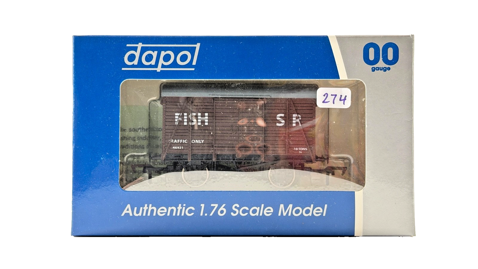 DAPOL 00 GAUGE - SOUTHERN SR BROWN FISH VAN TRAFFIC ONLY 46921 (LIMITED EDITION)