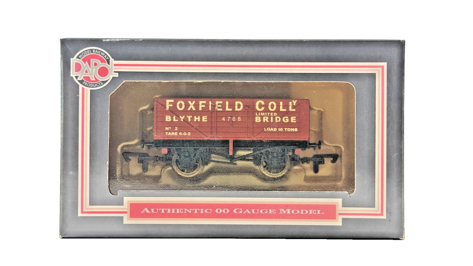DAPOL 00 GAUGE - FOXFIELD COLLIERY BLYTHE BRIDGE PLANK WAGON (LIMITED EDITION)
