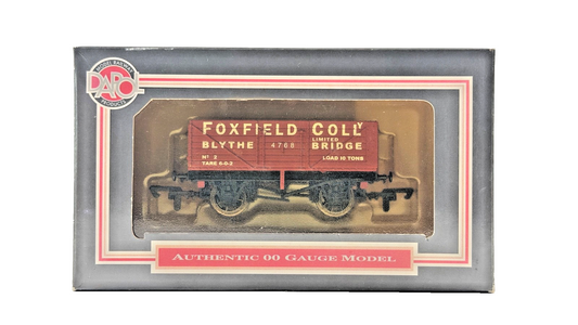 DAPOL 00 GAUGE - FOXFIELD COLLIERY BLYTHE BRIDGE PLANK WAGON (LIMITED EDITION)