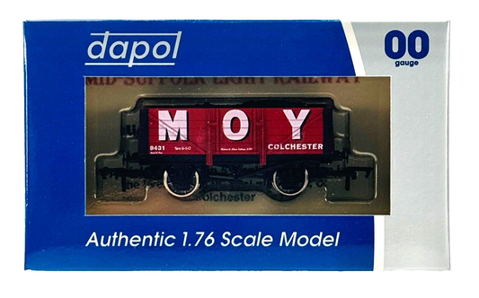 DAPOL 00 GAUGE - MOY OF COLCHESTER PLANK WAGON 9431 PRISTINE (LIMITED EDITION)