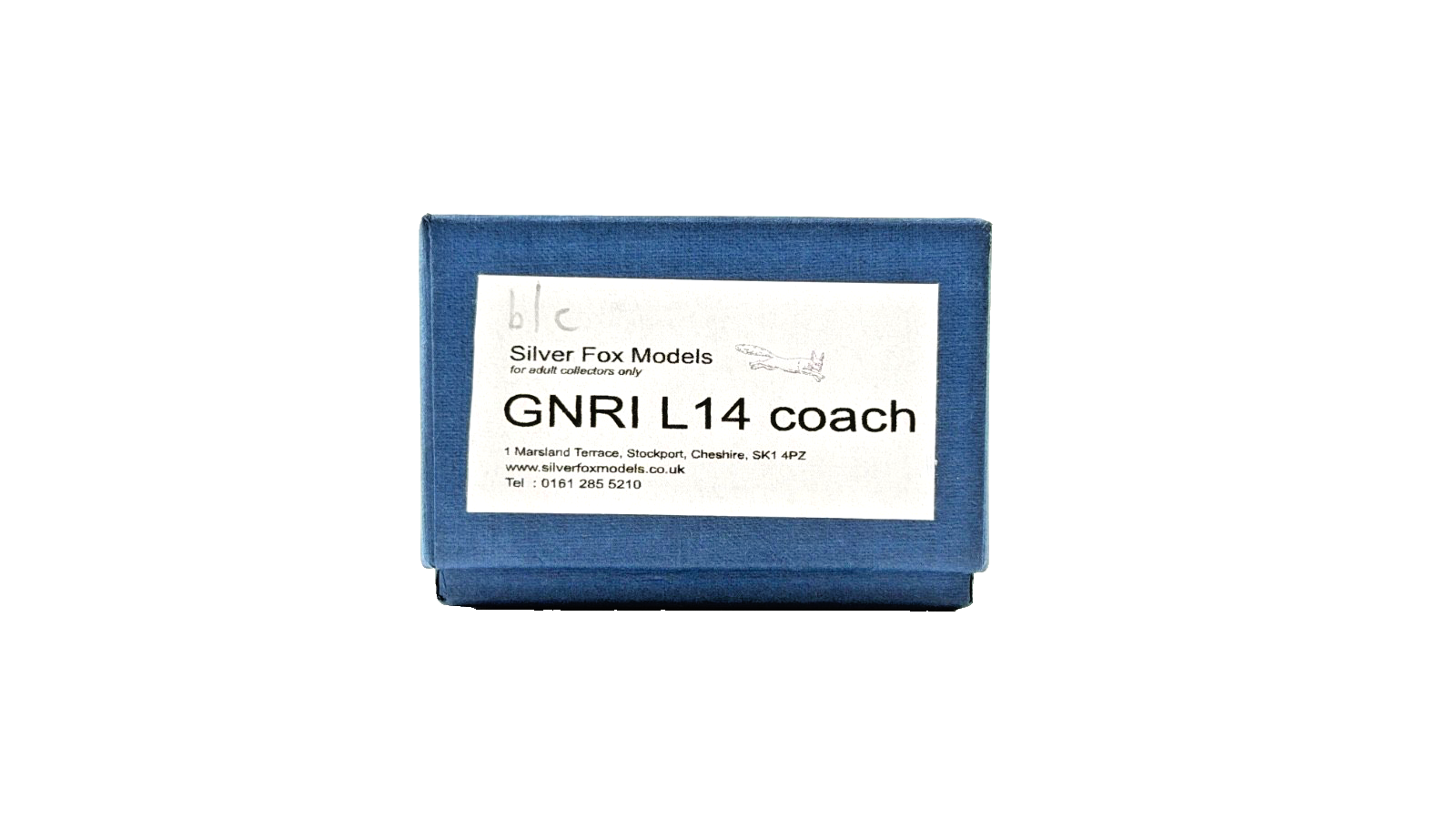 SILVER FOX MODELS OO GAUGE - GNRI NORTHERN IRISH RAIL CREAM/BLUE L14 COACH 175