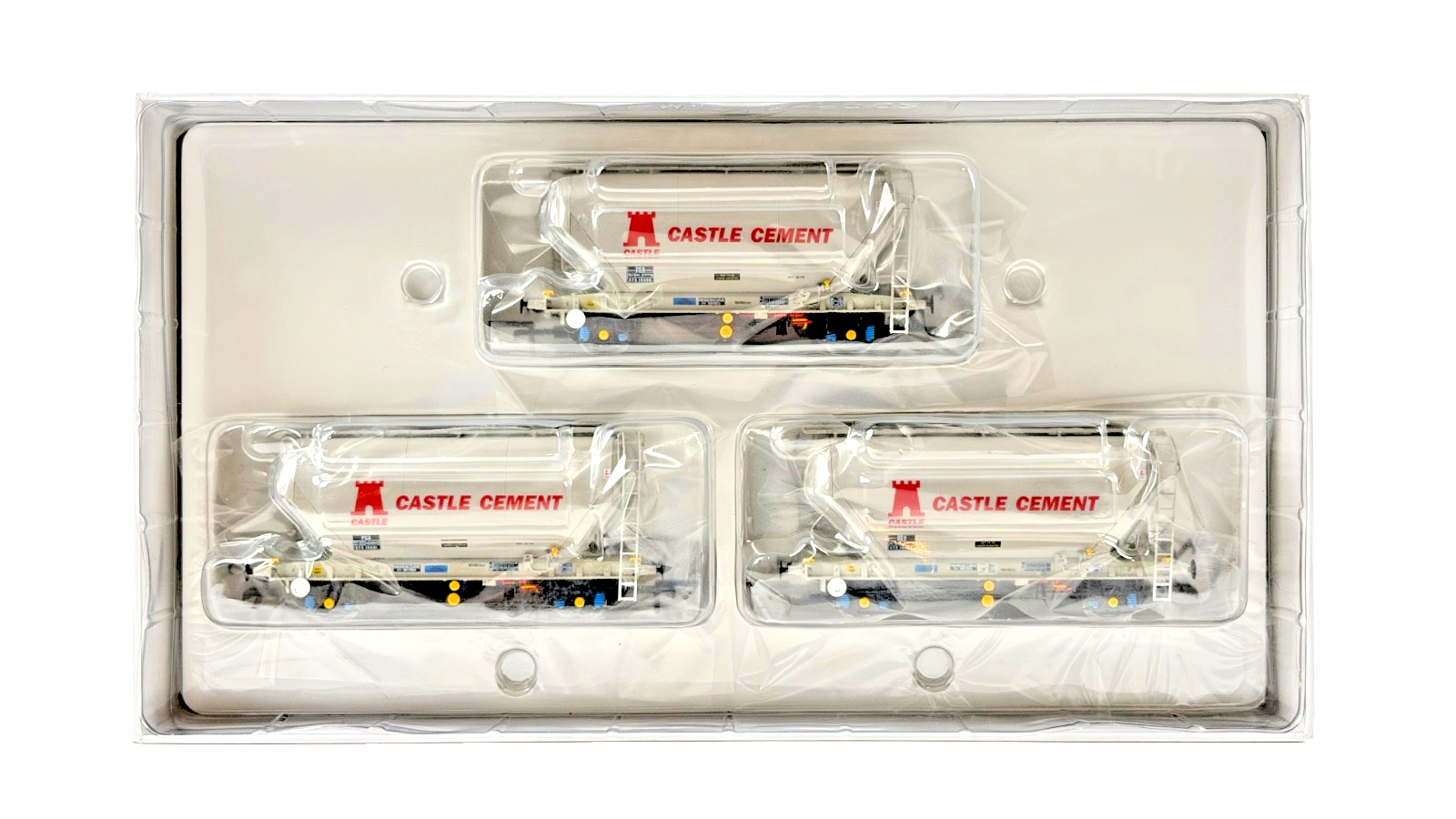ACCURASCALE OO GAUGE - ACC2041-CS-V - PCA CEMENT WAGONS CASTLE CEMENT (EARLY)