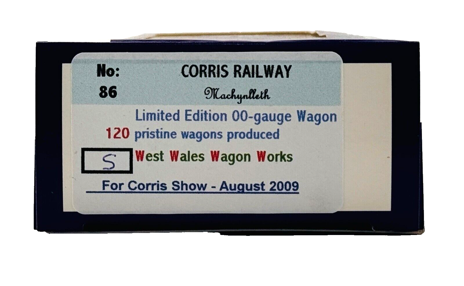 DAPOL 00 GAUGE - CORRIS RAILWAY MACHYNLLETH WAGON NO.1 (P) (LIMITED EDITION)