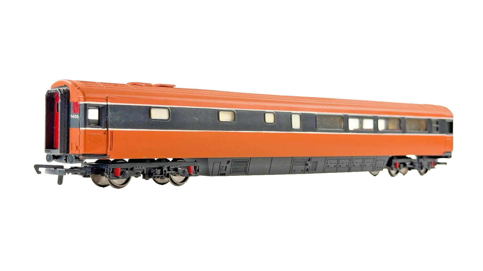 HURST/SILVER FOX MODELS OO GAUGE - CIE IRISH RAIL BLACK & ORANGE BUFFET CAR 7403