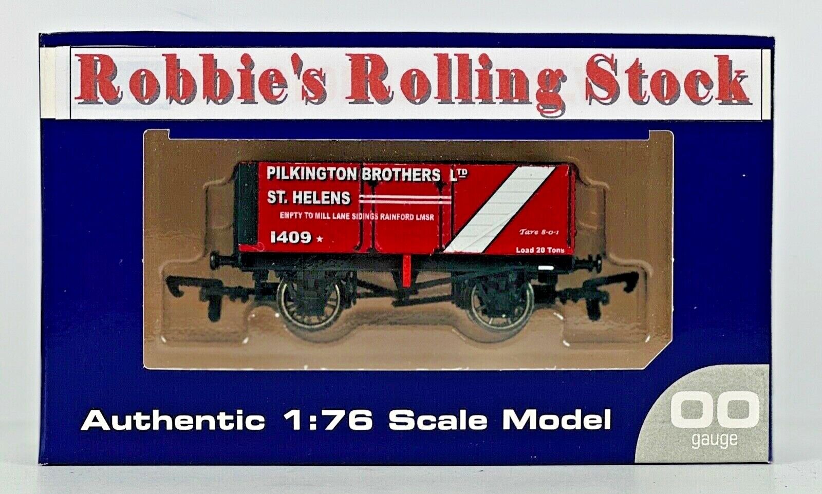 DAPOL 00 GAUGE - PILKINGTON BROTHERS LTD ST HELENS 1409 (ROBBIES ROLLING STOCK)