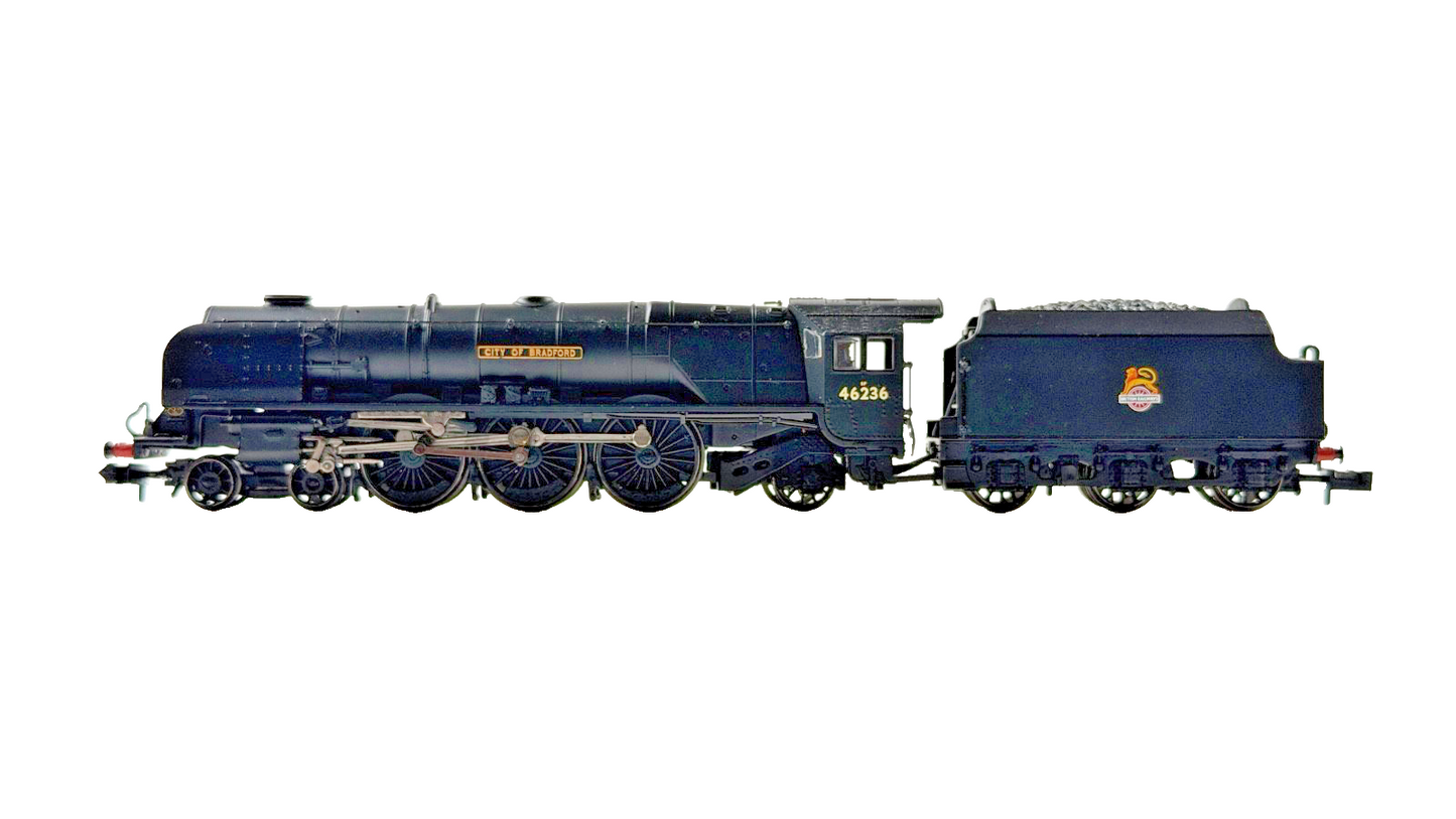 GRAHAM FARISH N GAUGE - 372-185 - CORONATION CITY OF BRADFORD 46236 BR BLACK DCC
