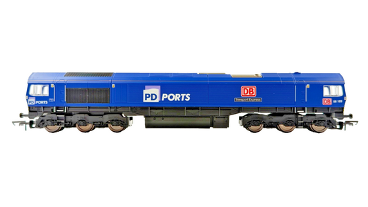 HORNBY OO GAUGE - R3919 - CLASS 66 DIESEL 66109 PD PORTS DB TEESPORT EXPRESS