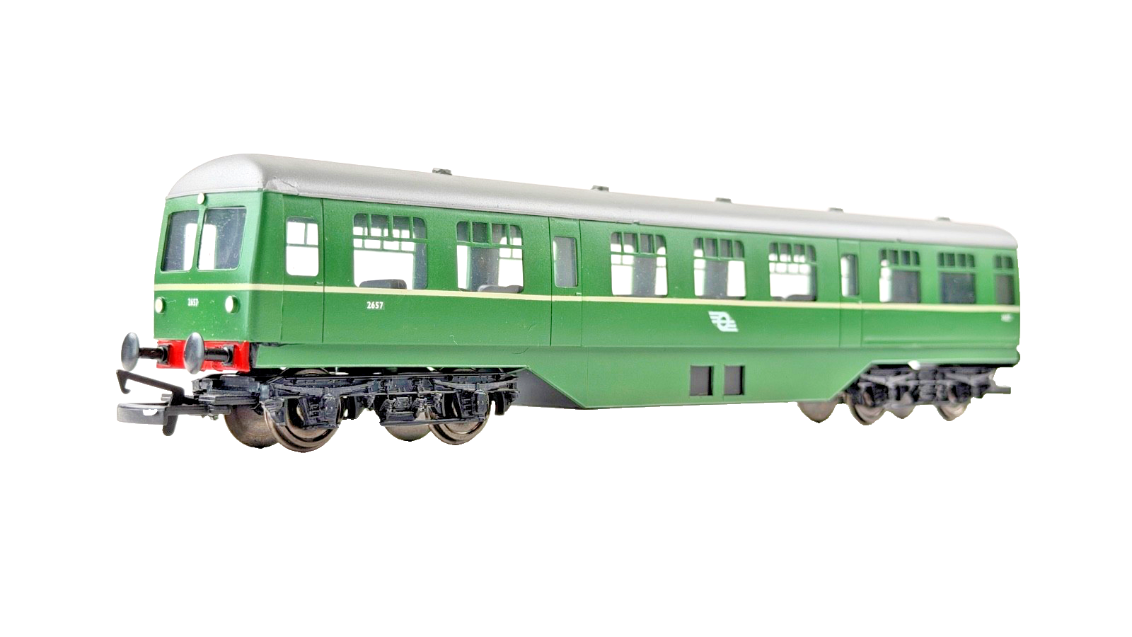 SILVER FOX MODELS OO GAUGE - CIE GREEN 2600 CLASS RAILCAR 2 CAR DMU PARK ROYAL