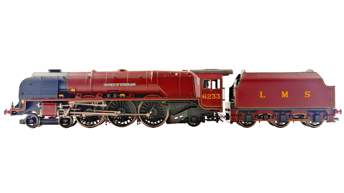 HORNBY OO GAUGE - LMS 4-6-2 DUCHESS OF SUTHERLAND 6233 DCC SOUND UNBOXED