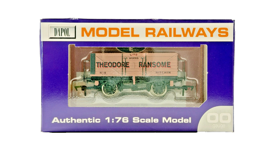 DAPOL 00 GAUGE - THEODORE RANSOME LIME WORKS HITCHIN WAGON 18 (LIMITED EDITION)