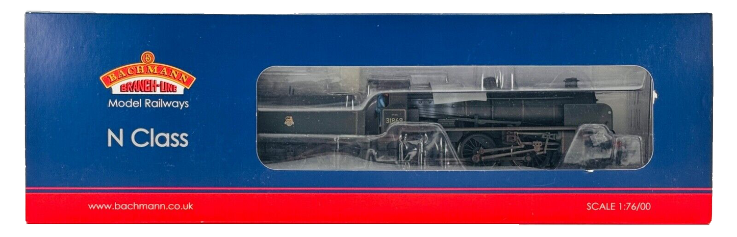 BACHMANN 00 GAUGE - 32-165DC - N CLASS 31869 BR BLACK EARLY EMBLEM DCC READY