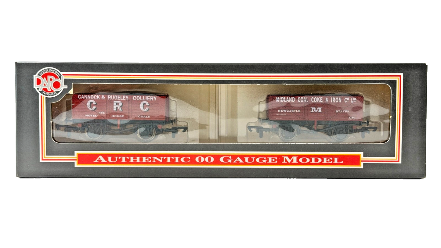 DAPOL 00 GAUGE - CANNOCK RUGELEY MIDLAND COAL COKE & IRON SET (LIMITED EDITION)
