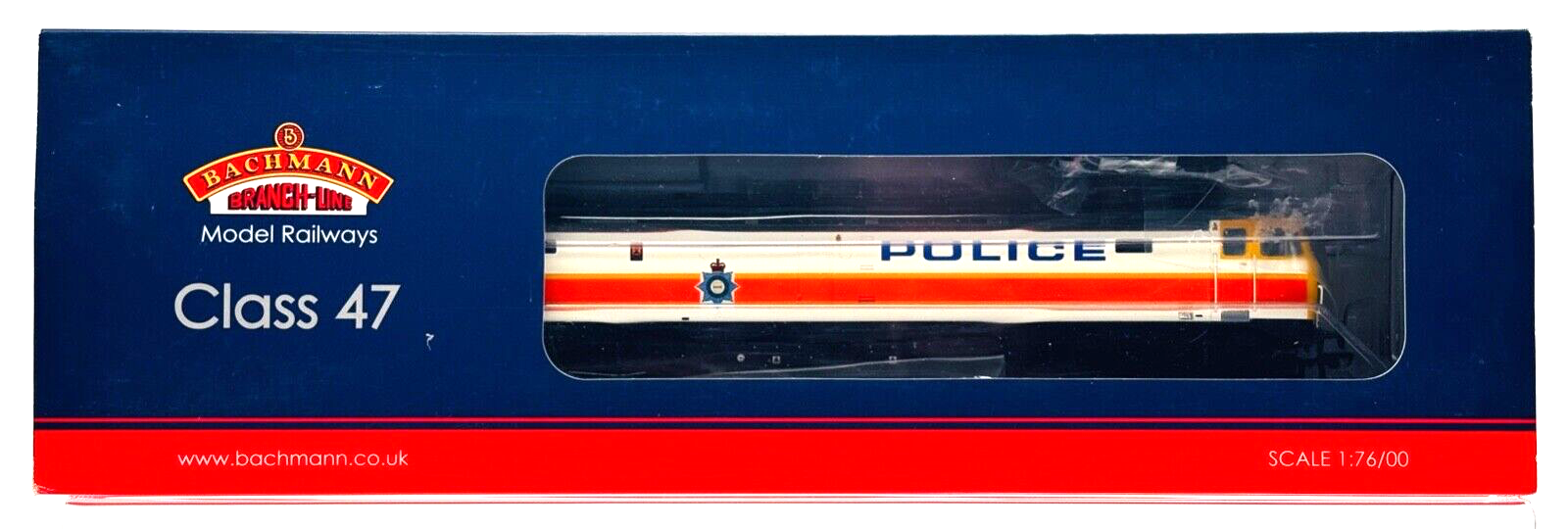 BACHMANN 00 GAUGE - 31-650Q - CLASS 47/4 47829 BRITISH TRANSPORT POLICE KERNOW