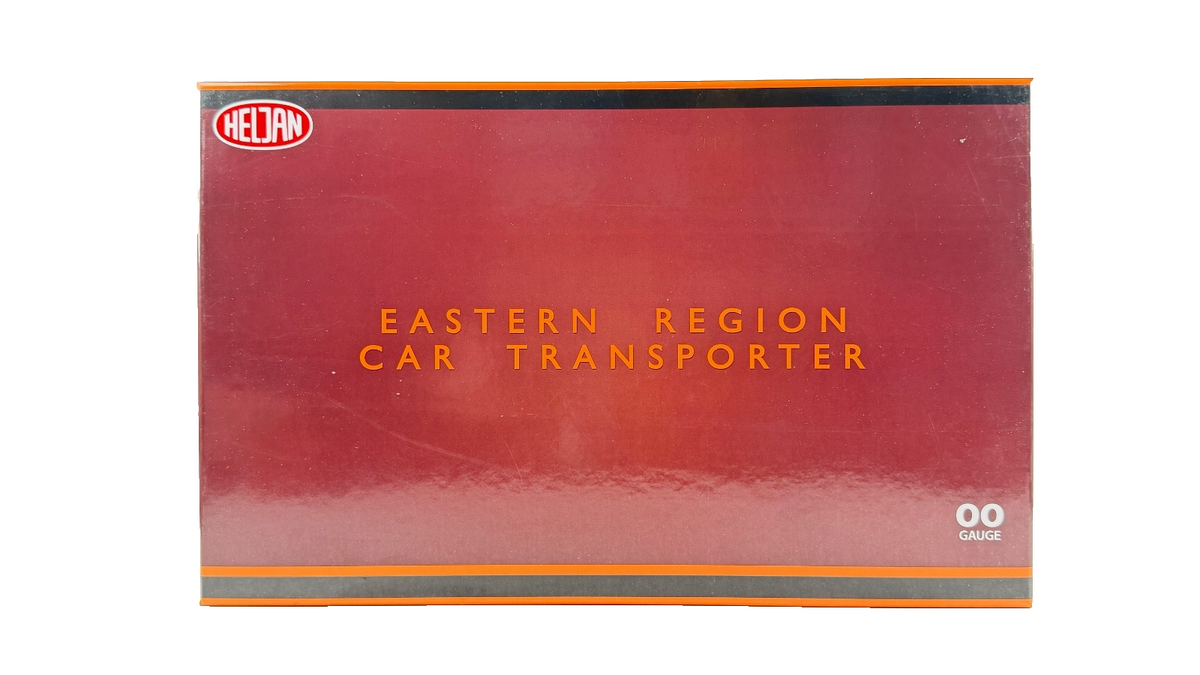 HELJAN OO GAUGE - 9622 - EASTERN REGION CAR TRANSPORTER PACK 2 BR MAROON (W)