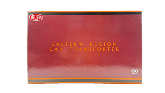 HELJAN OO GAUGE - 9622 - EASTERN REGION CAR TRANSPORTER PACK 2 BR MAROON (W)