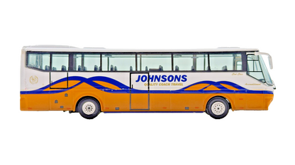 CORGI 1/76 SCALE - BOVA FUTURA JOHNSONS QUALITY COACH TRAVEL UNBOXED