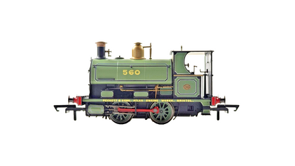 HORNBY OO GAUGE - R3615 - PECKETT W4 0-4-0 WORKS GREEN PECKETT '560' BOXED