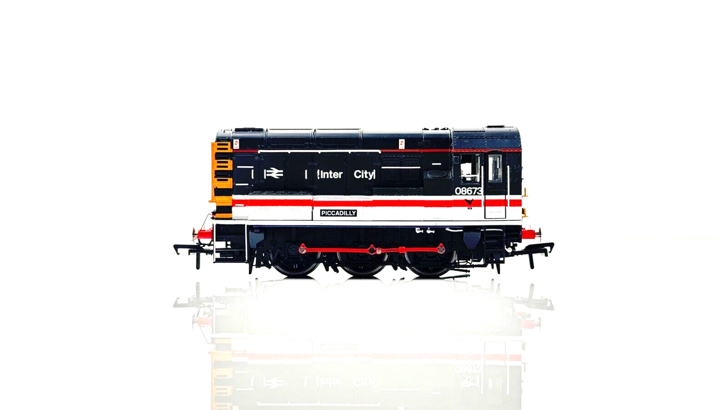 HORNBY 00 GAUGE - R3048 - CLASS 08 SHUNTER 08673 INTERCITY PICCADILLY DCC FITTED