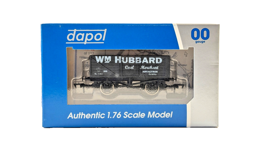 DAPOL 00 GAUGE - WM HUBBARD COAL MERCHANT ABERAYRON WAGON 100 (LIMITED EDITION)
