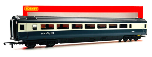 HORNBY 00 GAUGE - R4595 - BR BLUE GREY MK3 TGS COACH E44037 WITH LIGHTS - BOXED