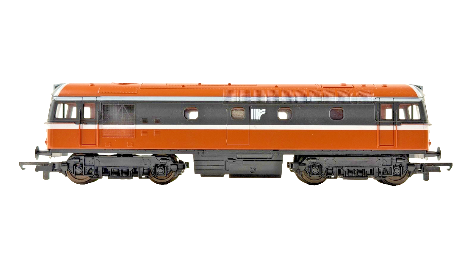 LIMA OO GAUGE - IRISH RAIL IR CLASS 33 DIESEL LOCOMOTIVE ORANGE & BLACK UNBOXED