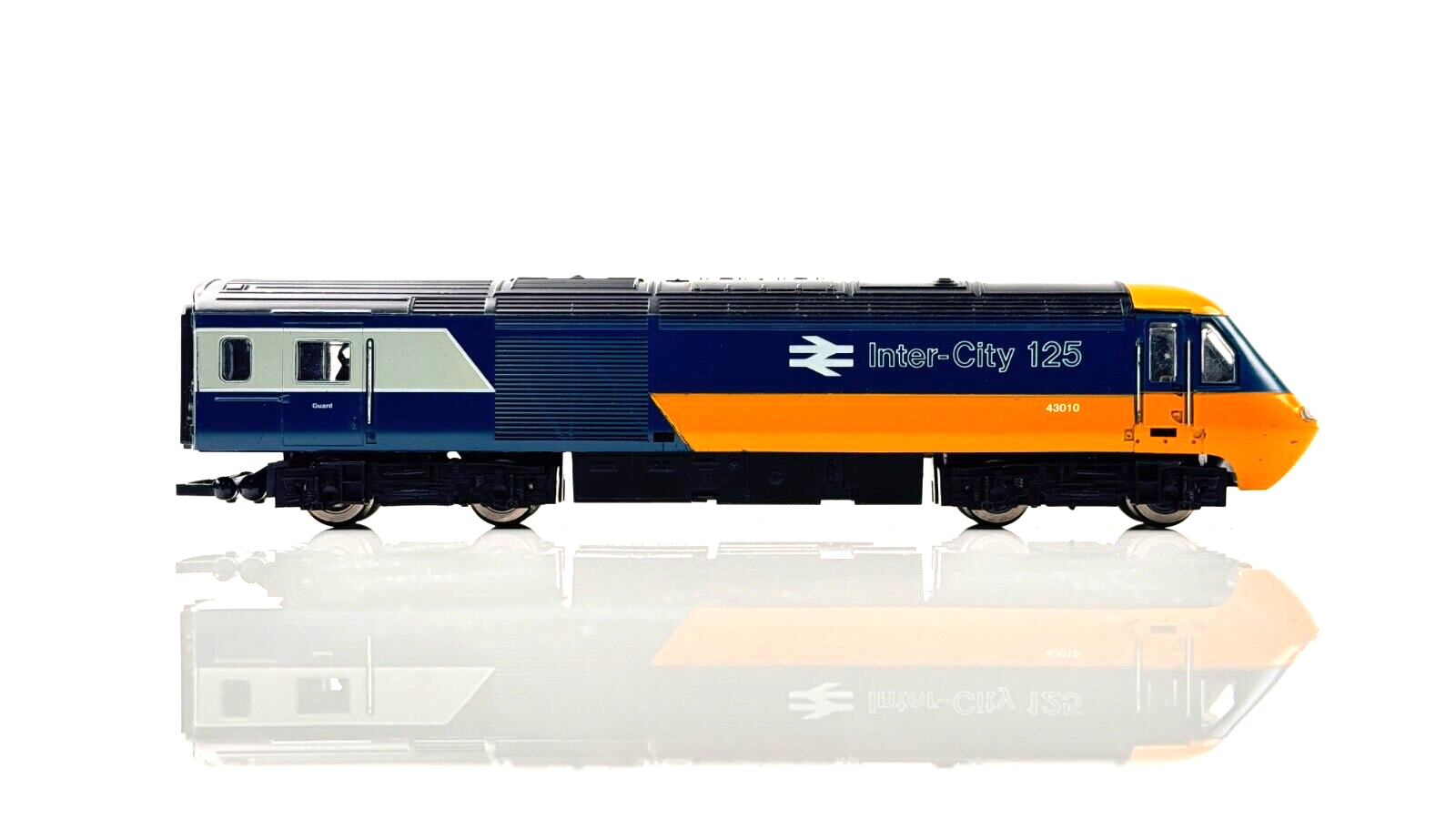 HORNBY 00 GAUGE - INTERCITY 125 BLUE/YELLOW HST TWIN POWER/DUMMY - UNBOXED