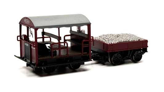 BACHMANN 00 GAUGE - 32-991 - WICKHAM TROLLEY CAR BR MAROON - BOXED