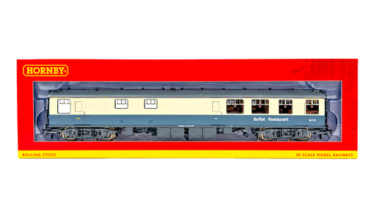HORNBY OO GAUGE - R4973 - BR BLUE GREY MK1 CATERING (RBR) COACH NO.M1712 BOXED