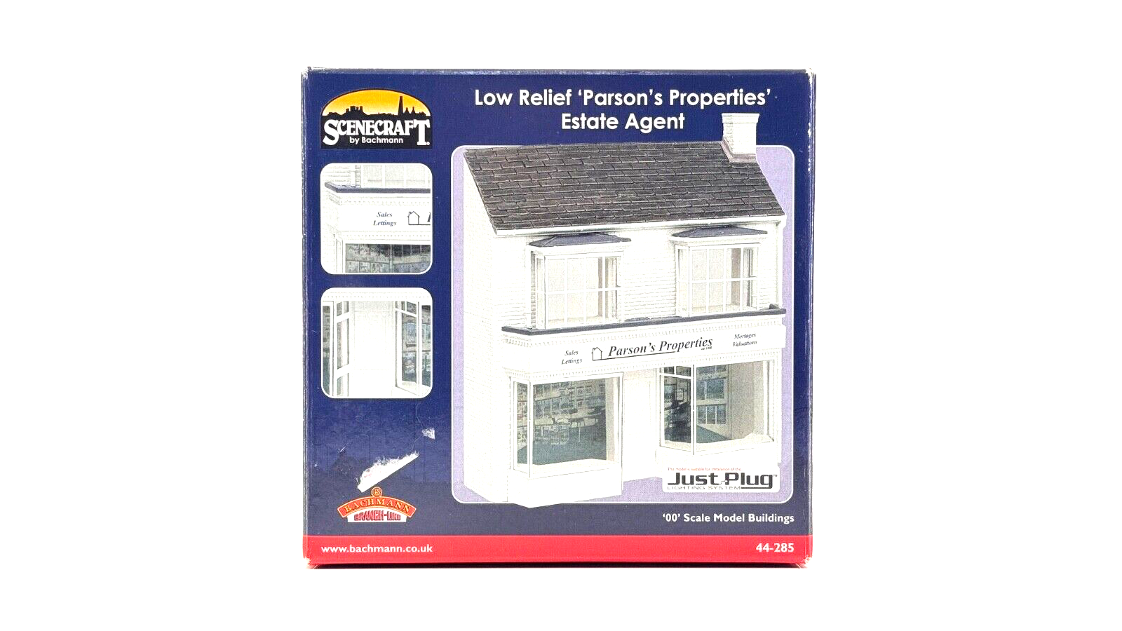 BACHMANN 00 GAUGE SCENECRAFT - 44-285 - LOW RELIEF PARSONS ESTATE AGENT