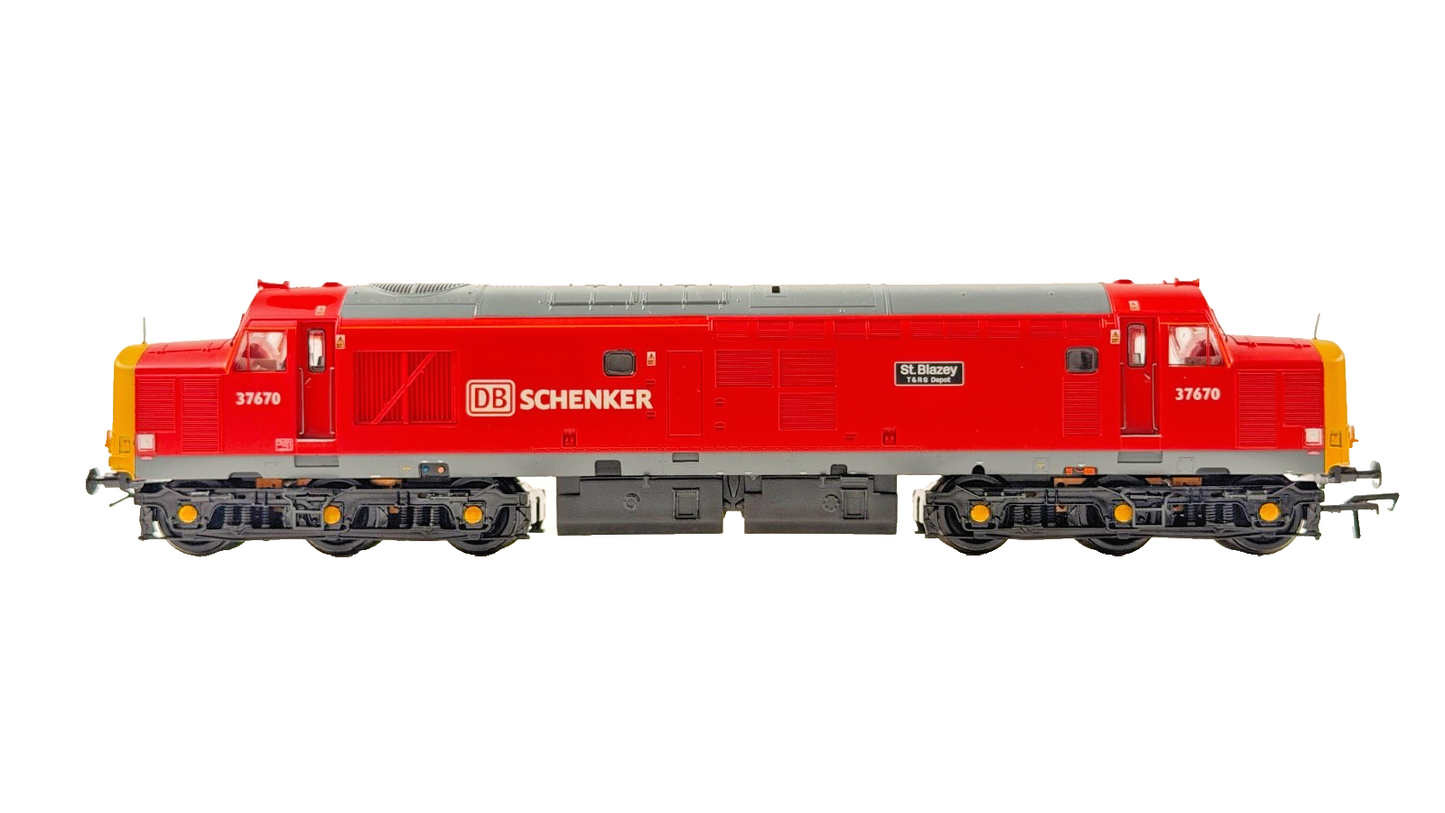BACHMANN 00 GAUGE - 32-381P - CLASS 37/5 DIESEL 37670 ST BLAZEY DB SCHENKER