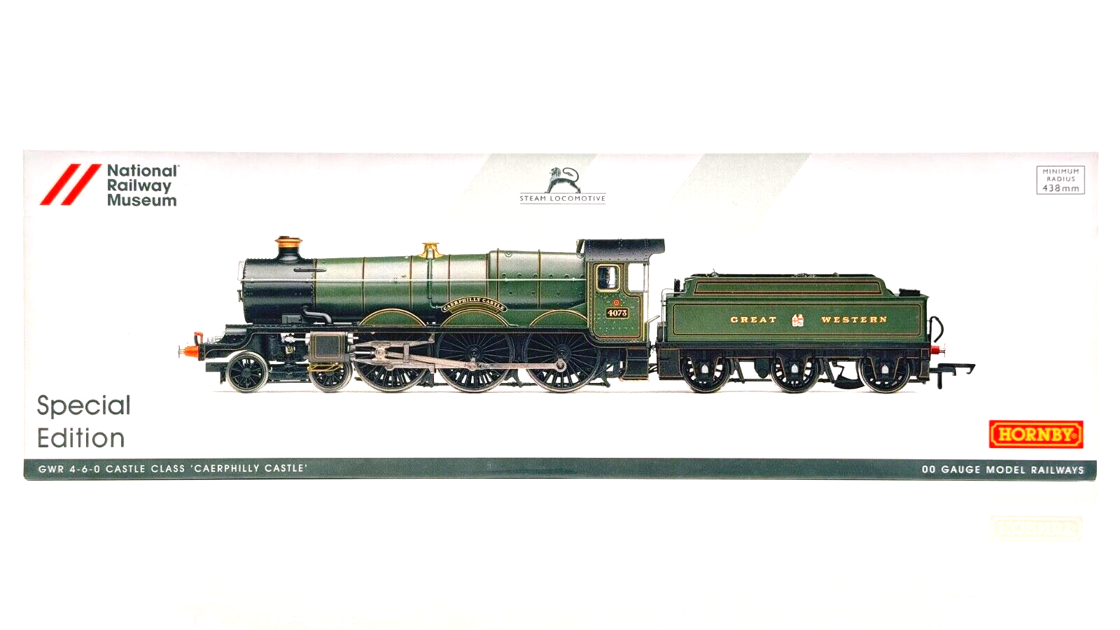 HORNBY 00 GAUGE - R3237 - GWR 4-6-0 'CAERPHILLY CASTLE' SPECIAL NRM EDITION