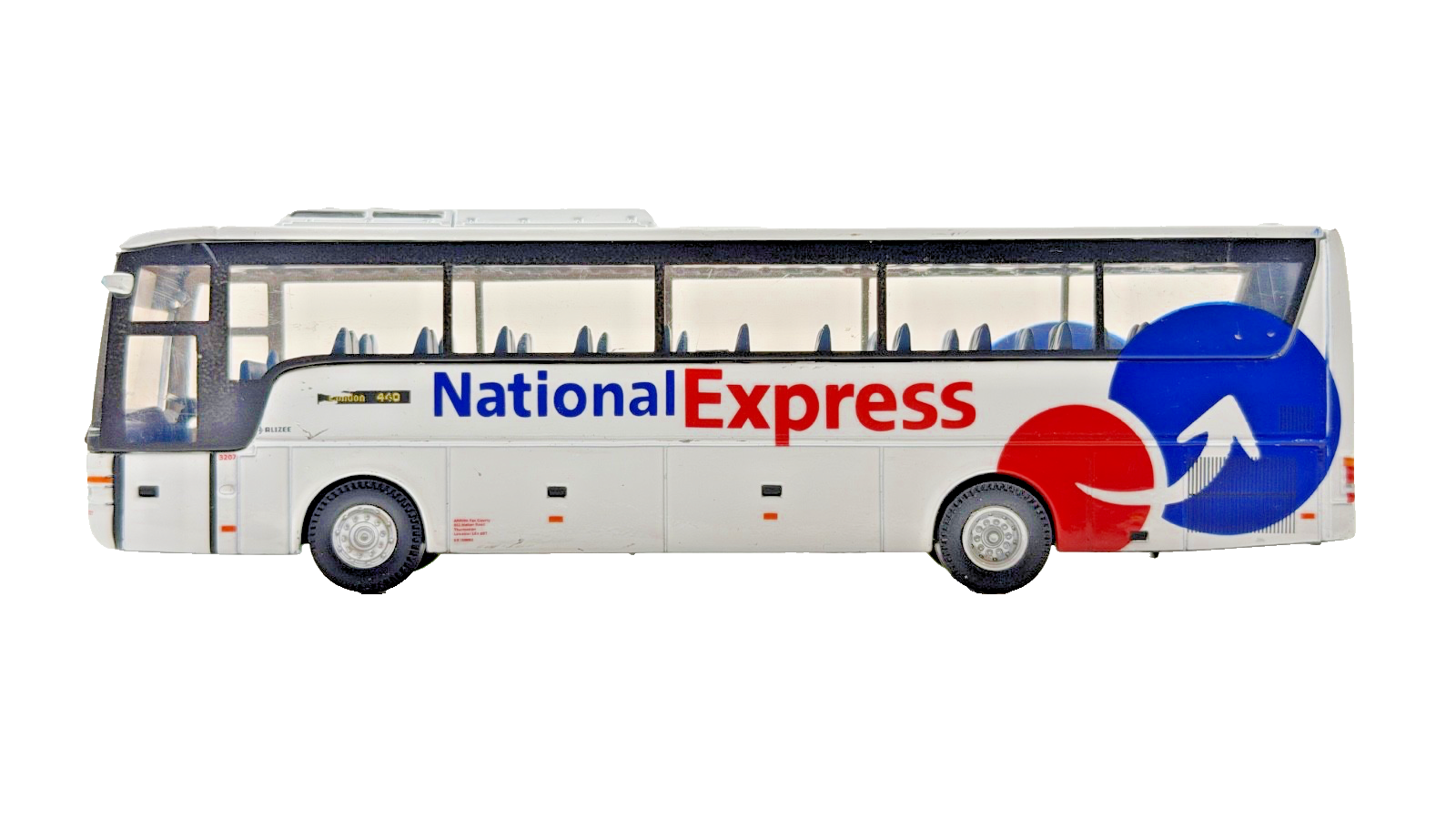 CORGI 1/76 SCALE - VAN HOOL T9 NATIONAL EXPRESS LONDON COACH UNBOXED