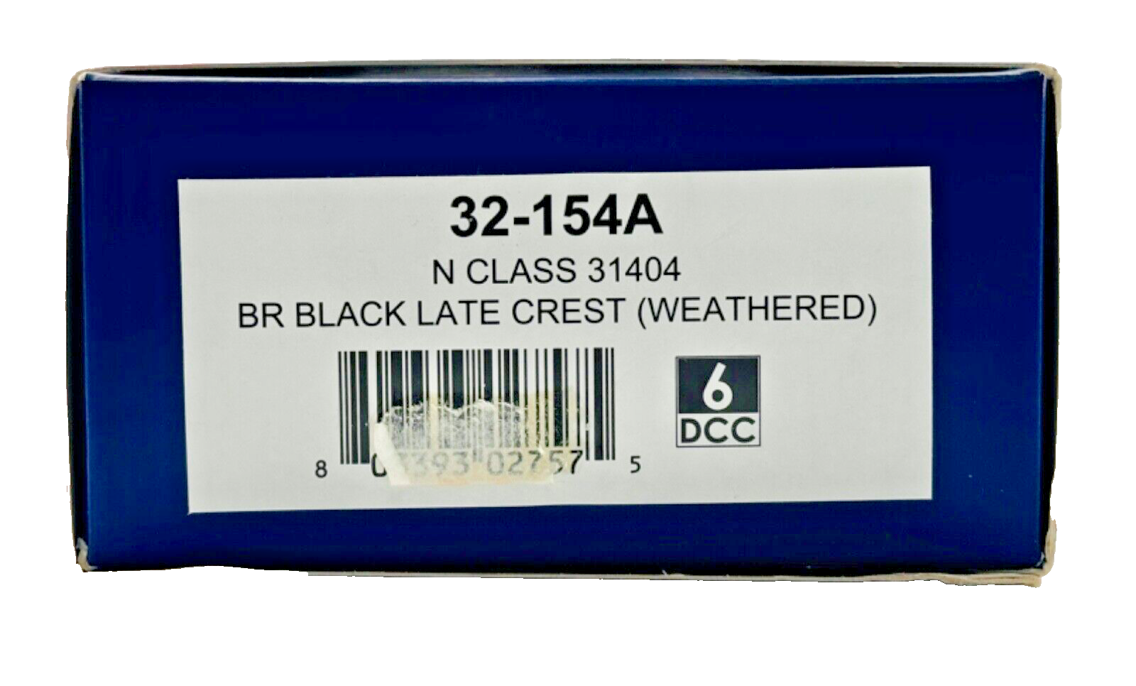 BACHMANN 00 GAUGE - 32-154A - N CLASS 31404 BR BLACK LATE CREST (WEATHERED)