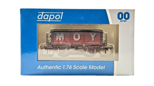 DAPOL 00 GAUGE - MOY COLLIERY COLCHESTER WAGON 9431 WEATHERED (LIMITED EDITION)