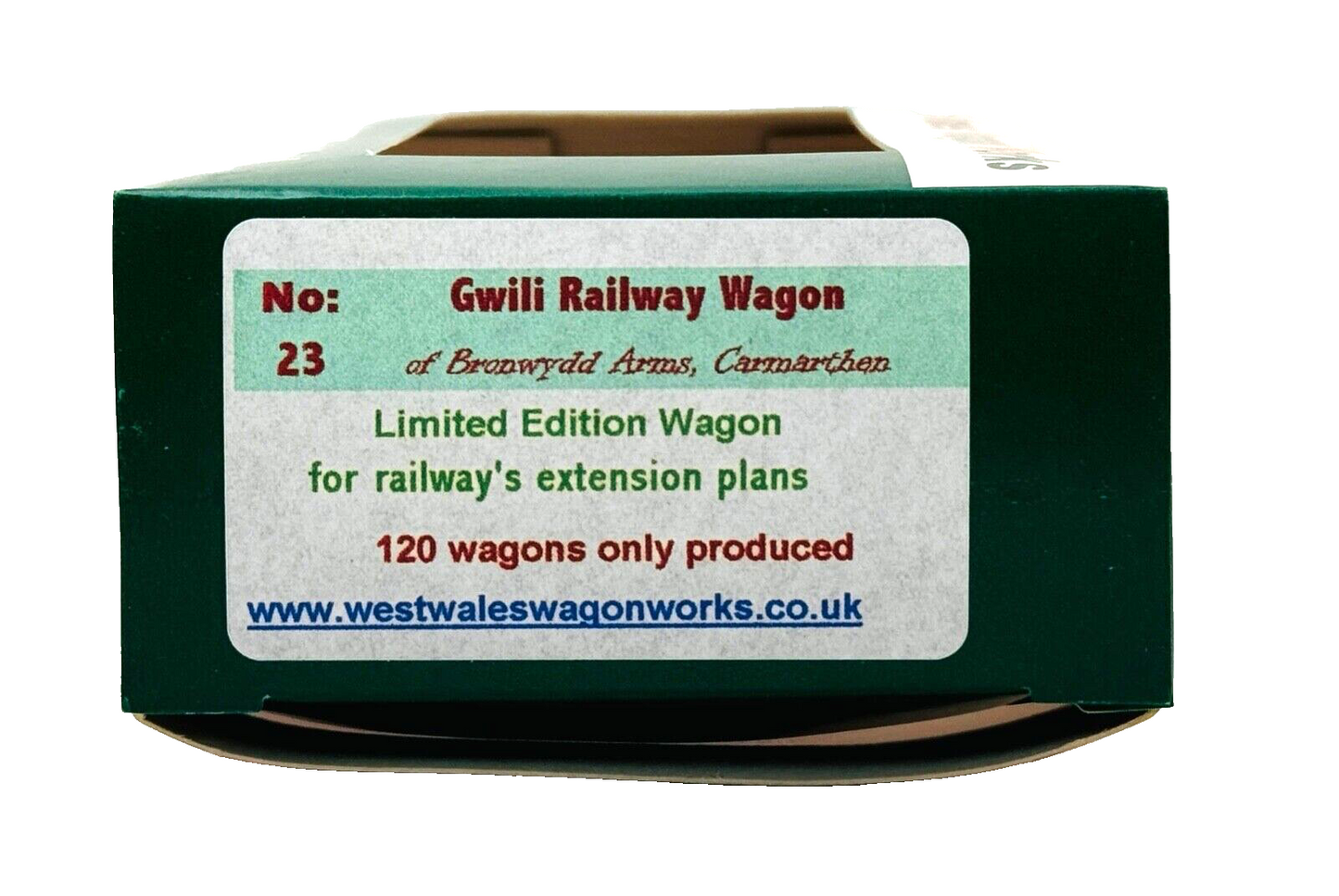 DAPOL 00 GAUGE - GWILI RAILWAY BRONWYDD ARMS CARMARTHEN NO.1 (LIMITED EDITION)