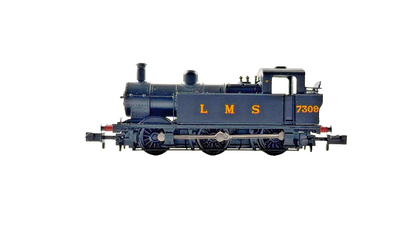 GRAHAM FARISH N GAUGE - 372-210A - CLASS 3F JINTY 7309 LMS BLACK DCC FITTED