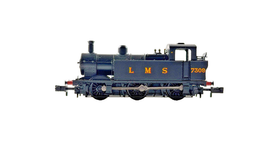 GRAHAM FARISH N GAUGE - 372-210A - CLASS 3F JINTY 7309 LMS BLACK DCC FITTED