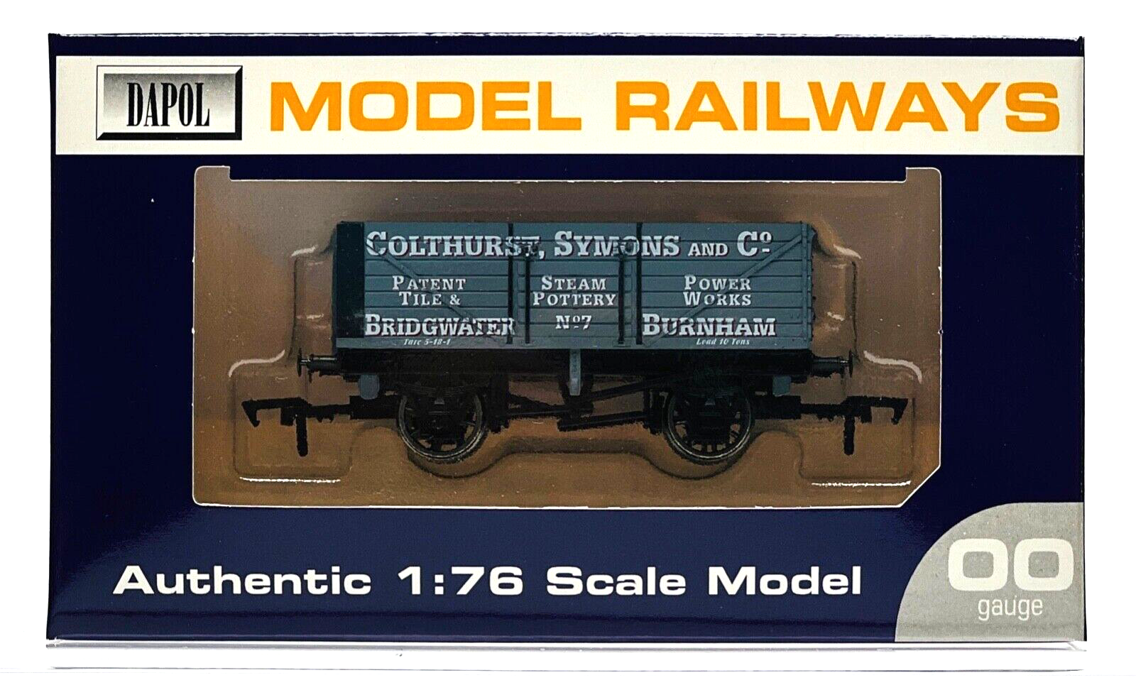 DAPOL 00 GAUGE - COLTHURST SYMONS & CO BRIDGWATER BURNHAM 7 (BURNHAM LIMITED ED)