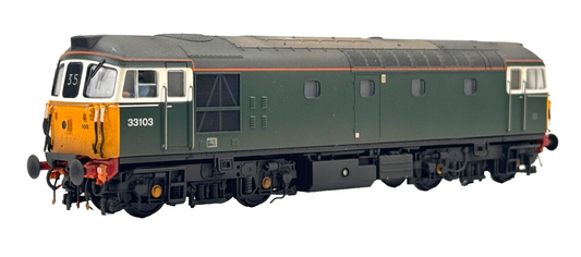 HELJAN 00 GAUGE - 3370 - CLASS 33 DIESEL 33103 CAMBRIAN TRAINS GREEN DCC SOUND