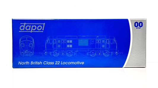 DAPOL 00 GAUGE - D1000B - CLASS 22 DIESEL LOCOMOTIVE BR BLUE D6318 - BOXED