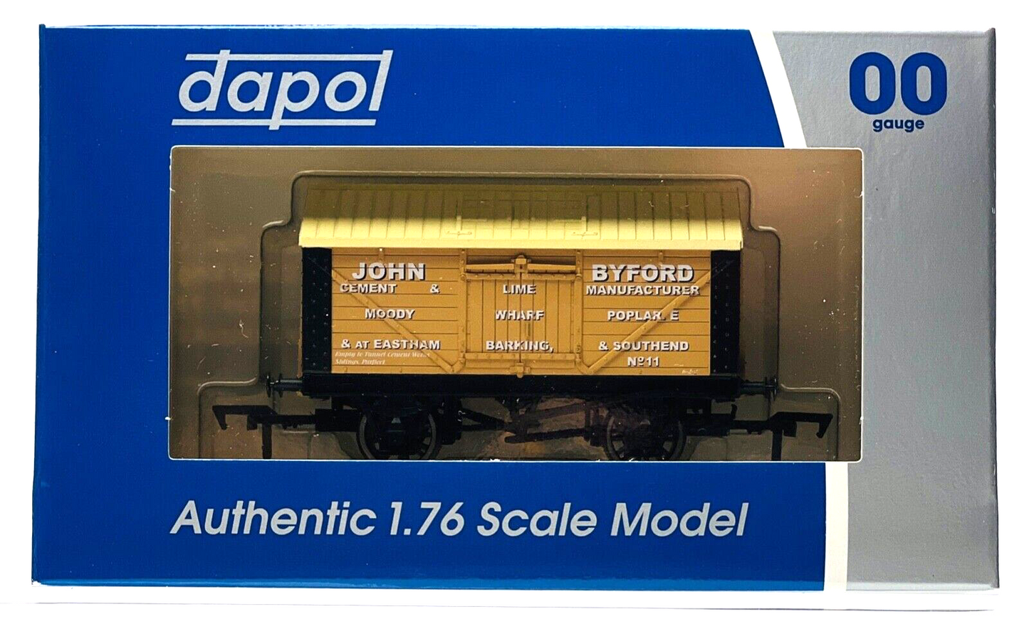 DAPOL 00 GAUGE - JOHN BYFORD CEMENT & LIME MANUFACTURERS (BURNHAM DMRC LTD ED)