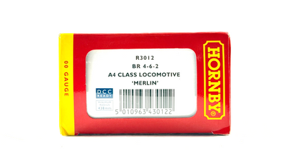 HORNBY 00 GAUGE - R3012 - BR 4-6-2 CLASS A4 LOCOMOTIVE 60027 MERLIN BOXED