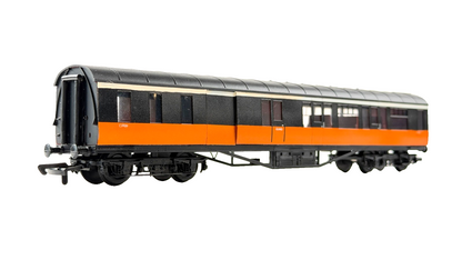 SILVER FOX MODELS OO GAUGE - IRISH RAIL ORANGE & BLACK BUT L14 TRAILER CAR COACH