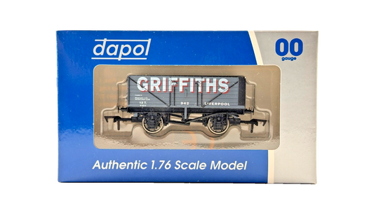 DAPOL 00 GAUGE - GRIFFITHS BLAGUEGATE SKELMERSDALE WAGON 942 (LIMITED EDITION)