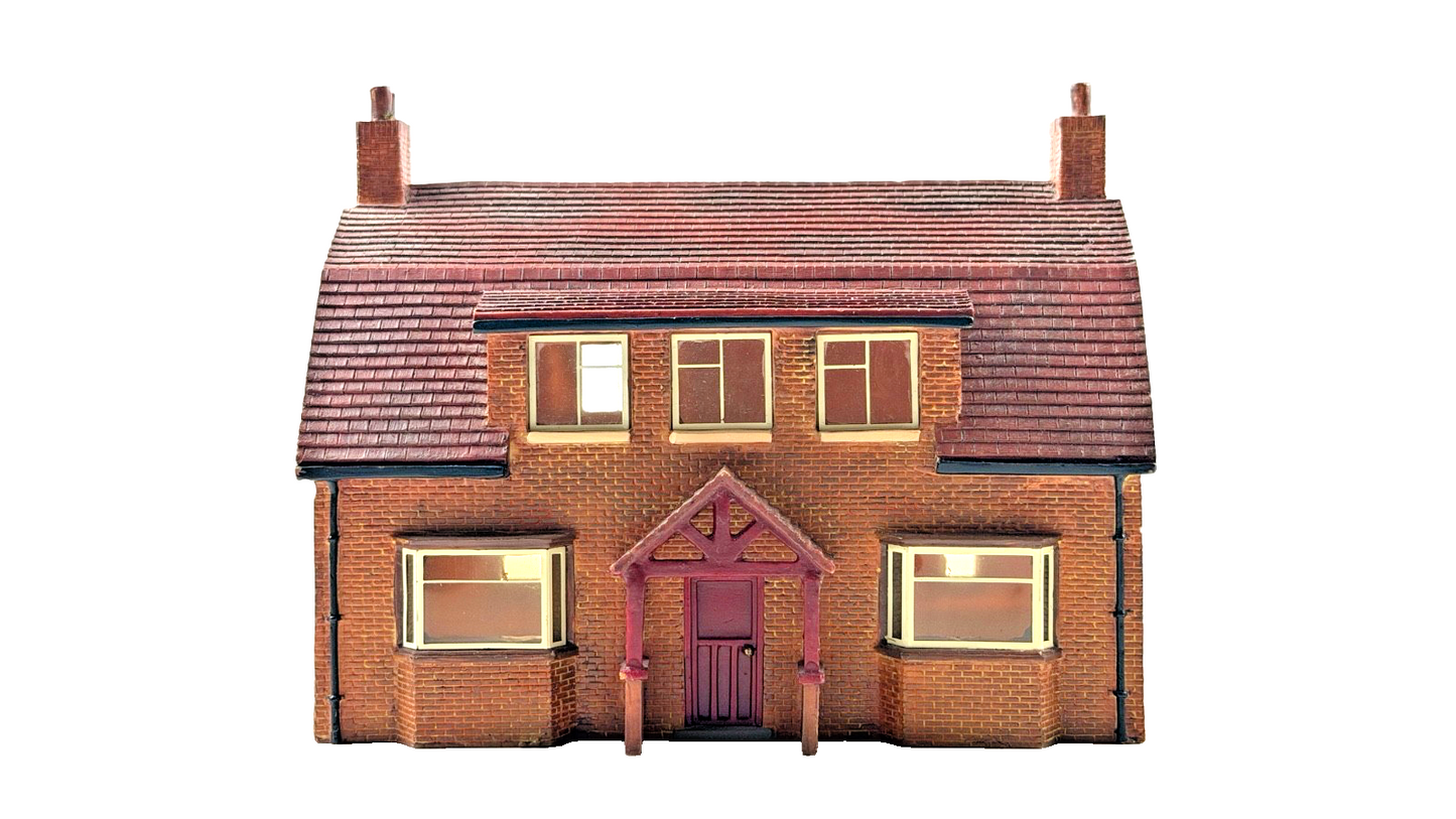 HORNBY SKALEDALE OO GAUGE - R8590 - CROSSING KEEPERS COTTAGE - UNBOXED