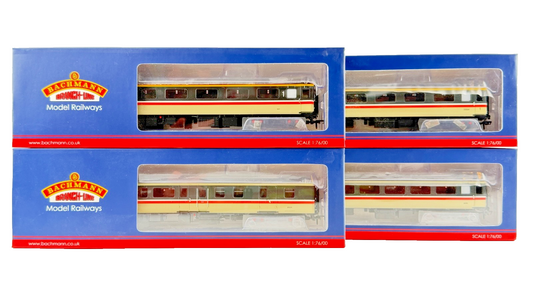 BACHMANN OO GAUGE - 39-701DC/39-677DC/39-686DC/39-652DC - BR INTERCITY MK2F SET