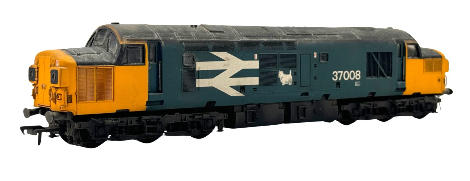 BACHMANN 00 GAUGE - CLASS 37 DIESEL 37008 LARGE LOGO SCOTTIE DOG (BENS RESPRAYS)