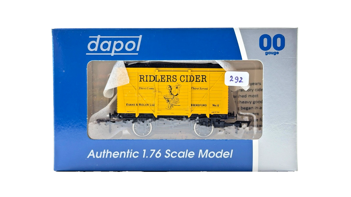DAPOL 00 GAUGE - RIDLERS CIDER EVANS & RIDLER HEREFORD VAN 12 (LIMITED EDITION)